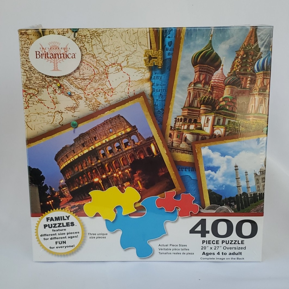 Encyclopedia Britannica Travel Jigsaw Puzzle